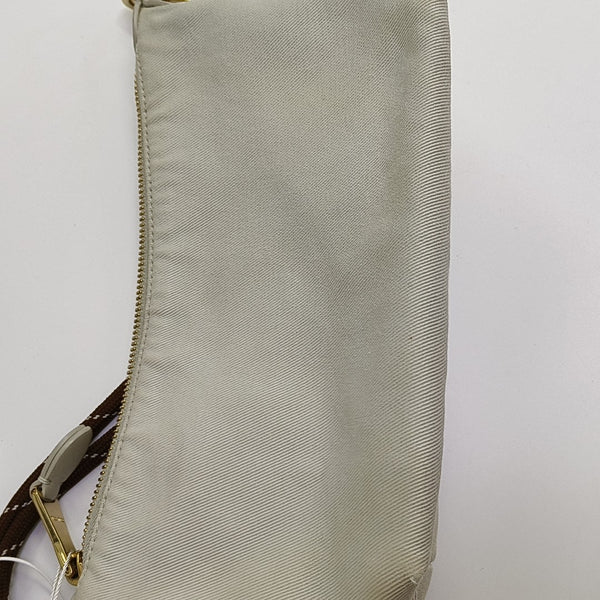 Canvas Top Handle Bag White