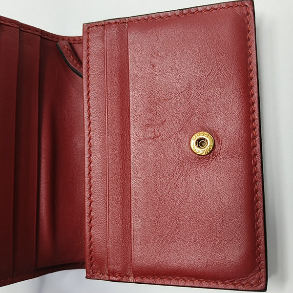 GG Supreme Monogram Coated Canvas Gray Wallet