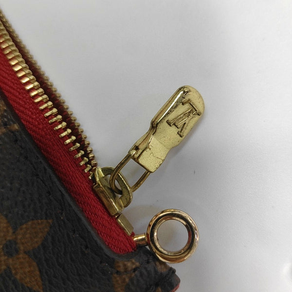 Authenticated pre-owned NEVERFULL MM Monogram Coated Canvas Brown - Tote Bag at Looply
