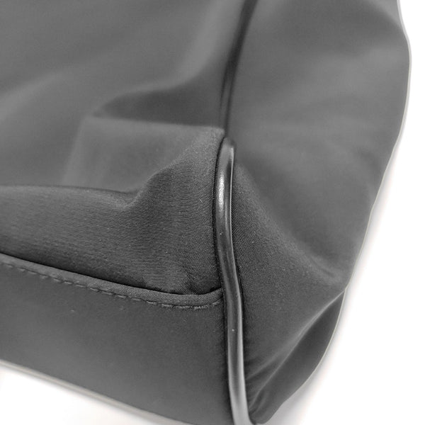 Nylon Top Handle Bag Black