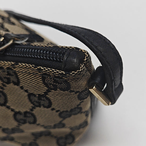Monogram Canvas Top Handle Bag Brown