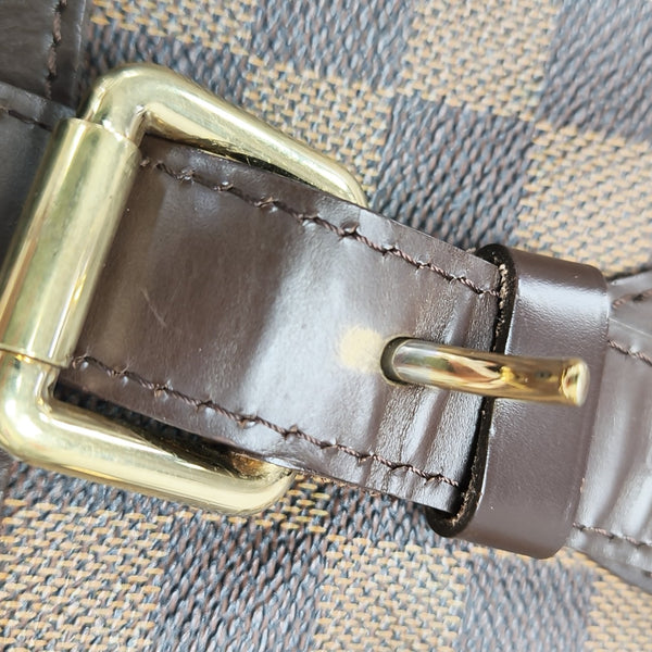 HAMPSTEAD GM Damier Ebene Coated Canvas Brown