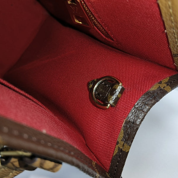 ONTHEGO PM Monogram Coated Canvas Brown