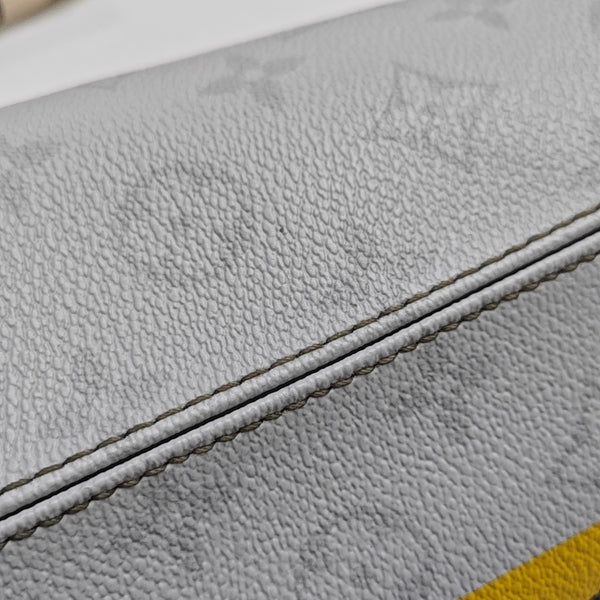 CHALK Monogram Coated Canvas Gray