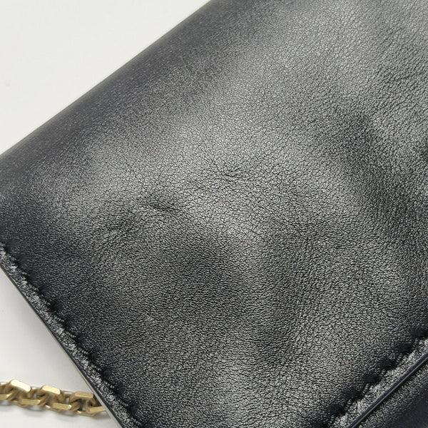 Calfskin Shoulder Bag Black