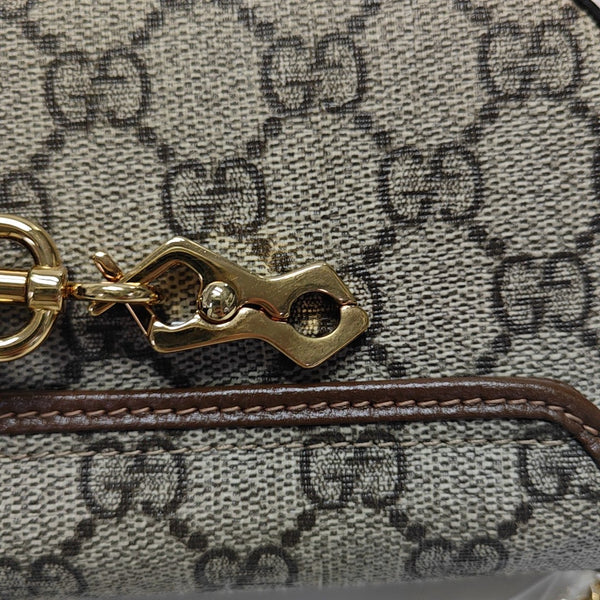 Lona recubierta Monogram Horsebit 1955 Beige