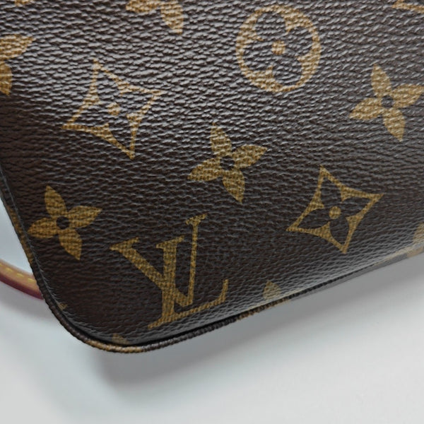 ACCESSOIRES GM Monogram Coated Canvas Brown