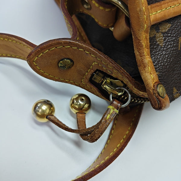 POPINCOURT Monogram Coated Canvas Brown