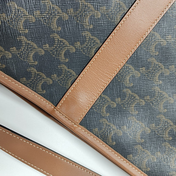 TRIOMPHE CANVAS Small Coated Canvas Brown