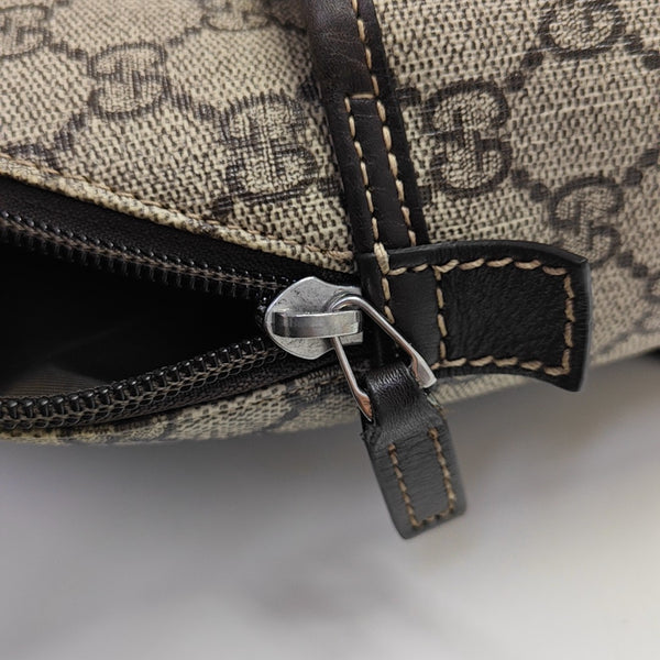 Signature Monogram Coated Canvas Beige