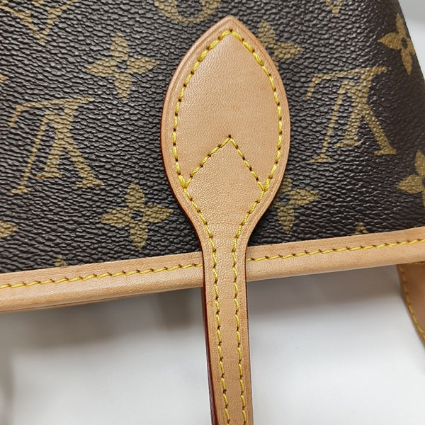 NEVERFULL BB Monogram Coated Canvas Brown