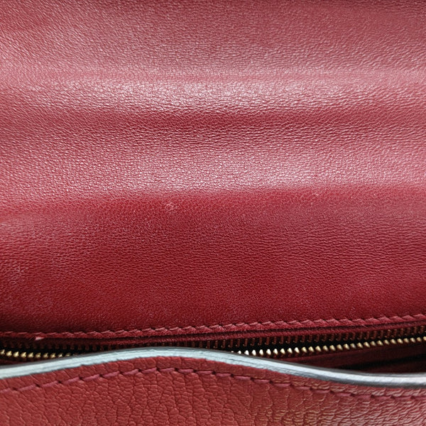 Calfskin Shoulder Bag Red