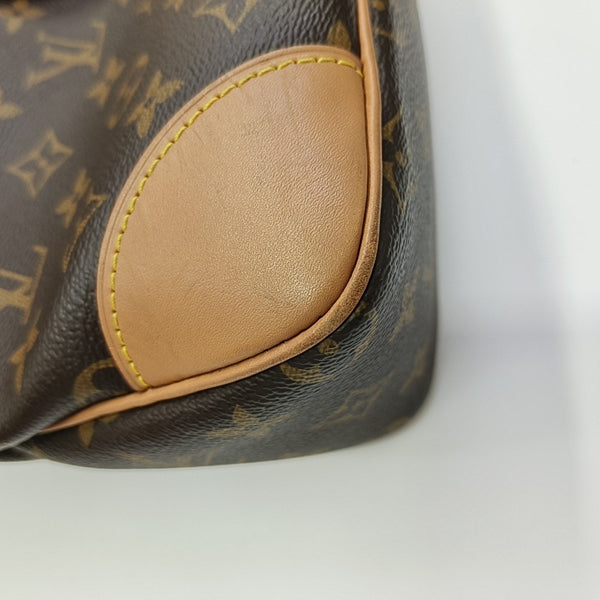 ODEON MM Monogram Coated Canvas Brown