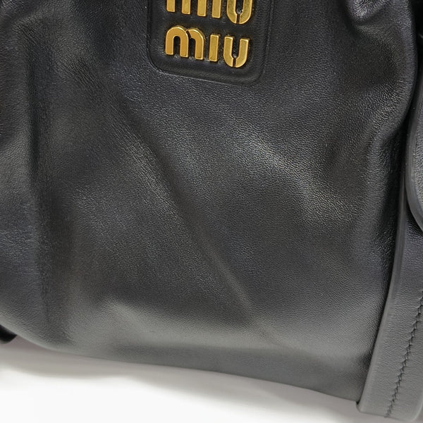 Lambskin Shoulder Bag Black