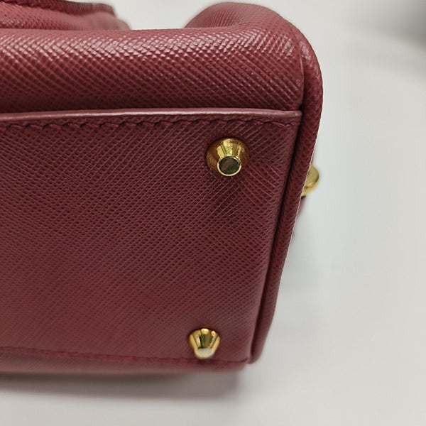 Saffiano Calfskin Shoulder Bag Pink