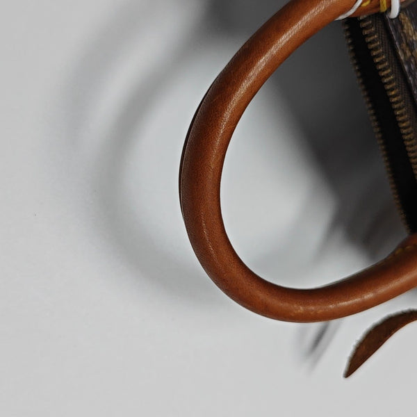 SPEEDY Monogram Coated Canvas Brown