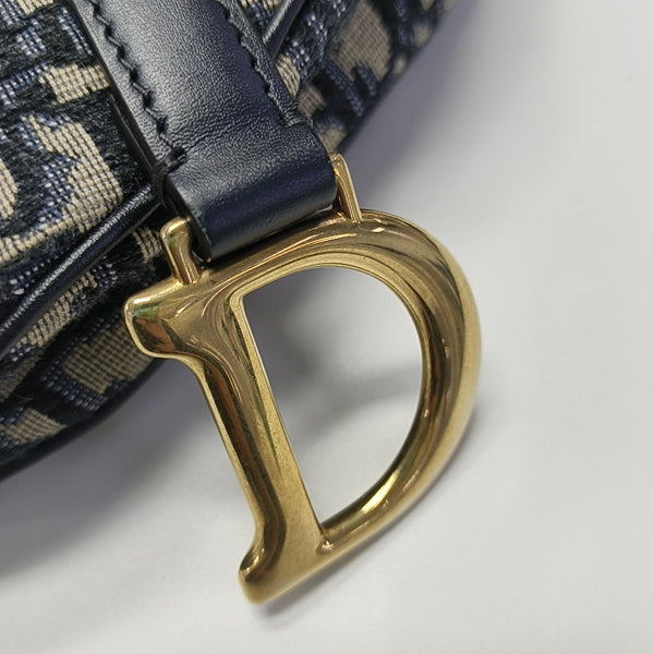 Saddle Mini Oblique Fabric Blue