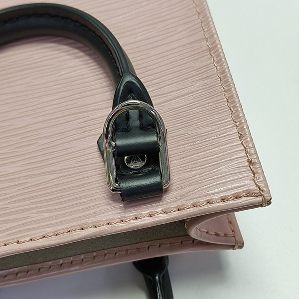SAC PLAT Mini Epi Pink
