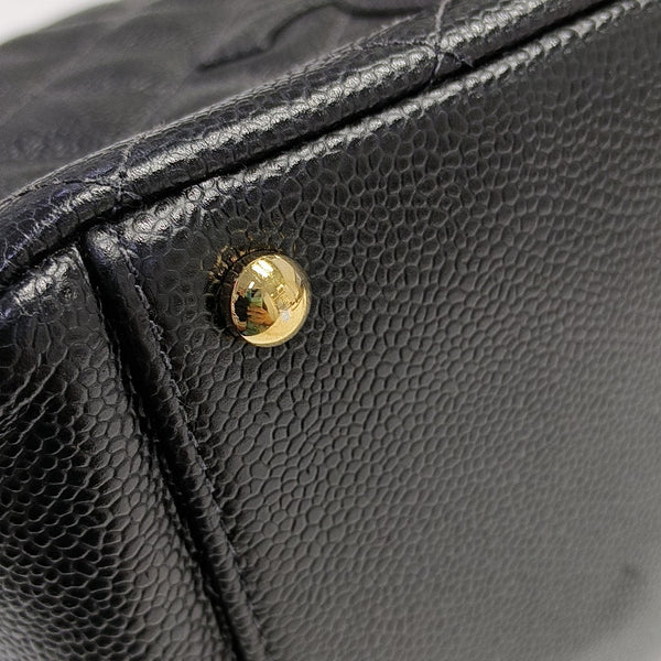 CHANEL PETITE Quilted Grained Calfskin Black