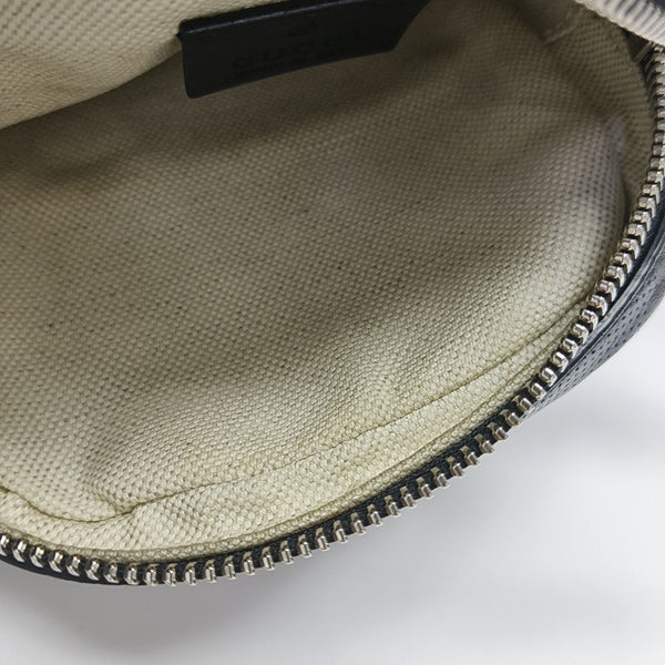 Monogram Calfskin Shoulder Bag Mini Black