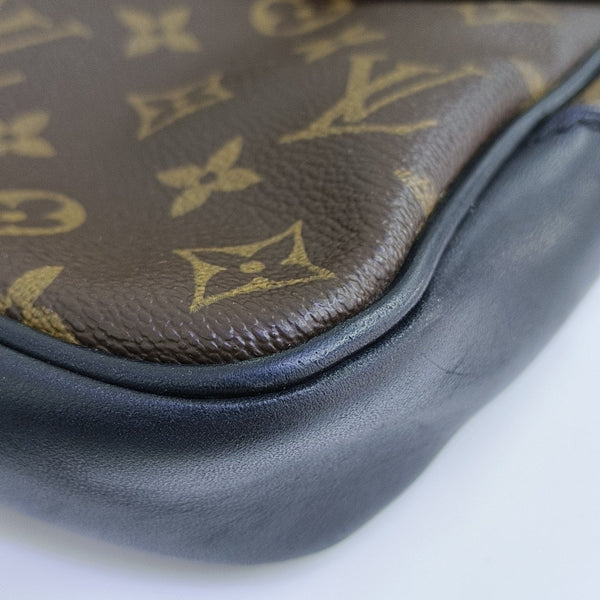 Monogram Coated Canvas Shoulder Bag Brown