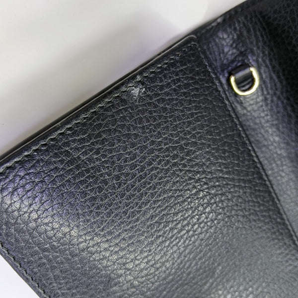 Interlocking G Small Calfskin Black