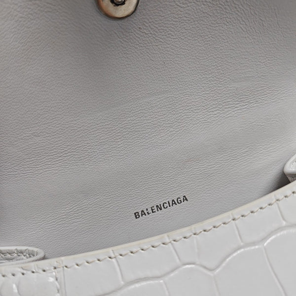 Hourglass XS Calfskin White