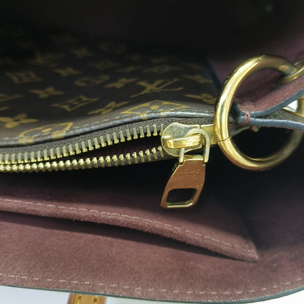 FLOWER Monogram Coated Canvas Brown