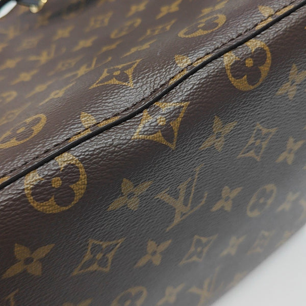 NÉONOÉ MM Monogram Coated Canvas Brown
