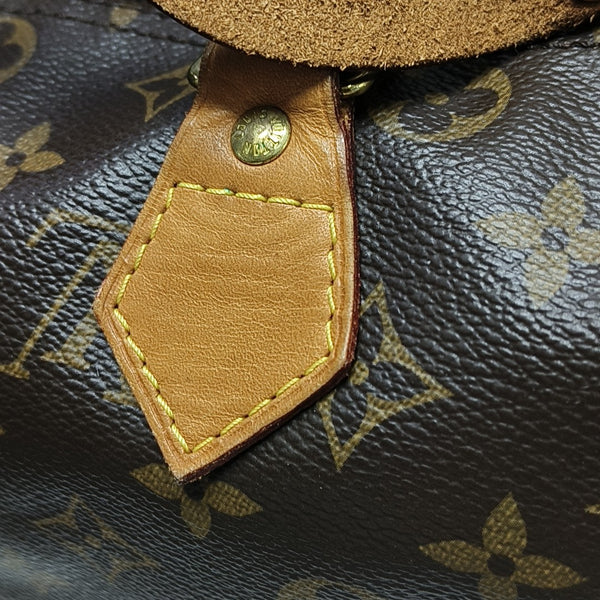 SPEEDY 30 Monogram Coated Canvas Brown