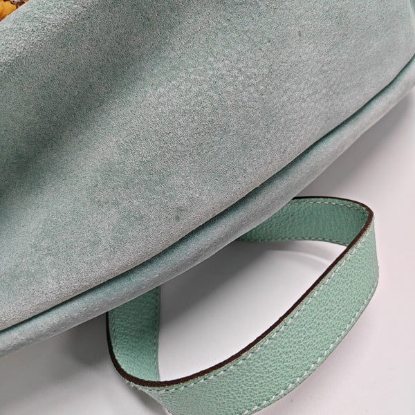 Suede Backpack Green