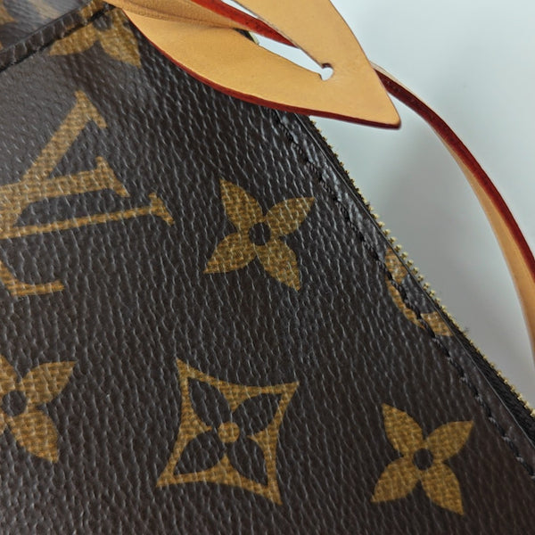 ALL IN Monogram Coated Canvas Brown