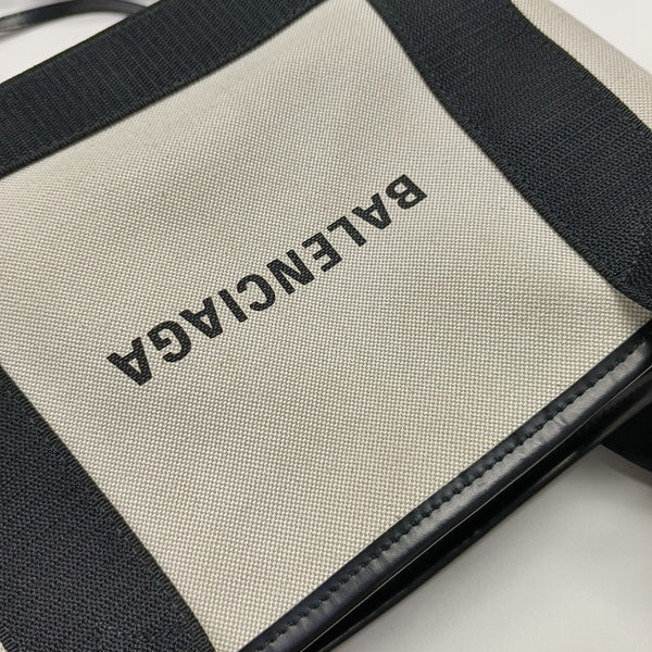 Navy Mini Canvas White