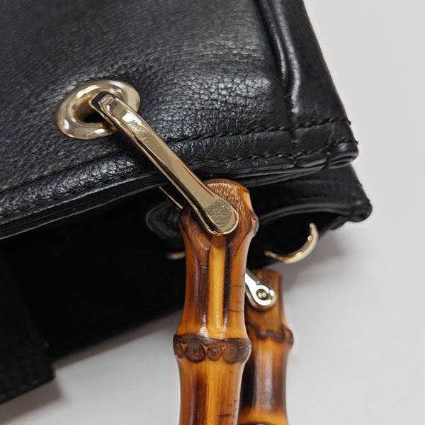 Bamboo 1947 Medium Calfskin Black