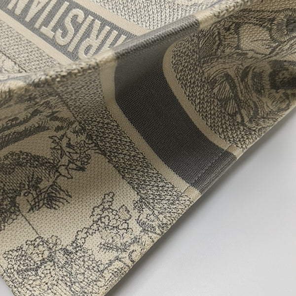Book Tote Medium Canvas Gray