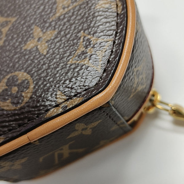 BOITE CHAPEAU Monogram Coated Canvas Brown