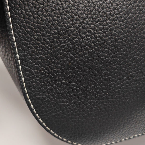 Saddle Mini Calfskin Black
