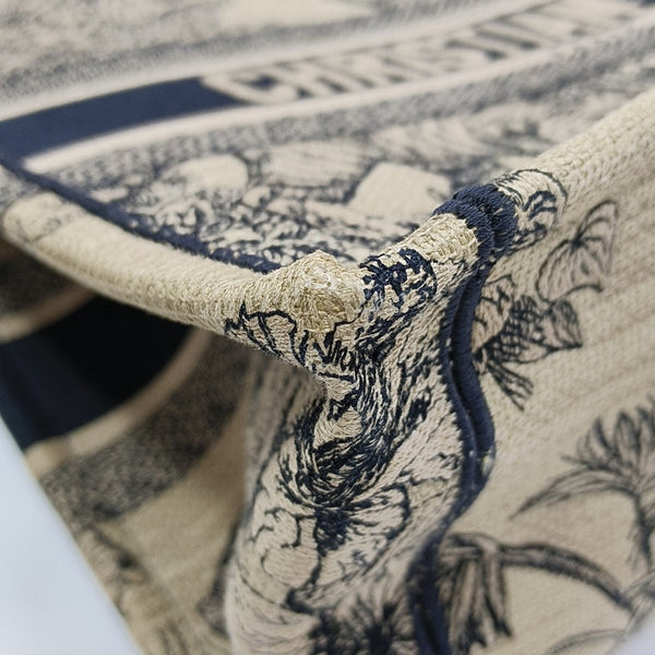 Book Tote Medium Canvas Beige
