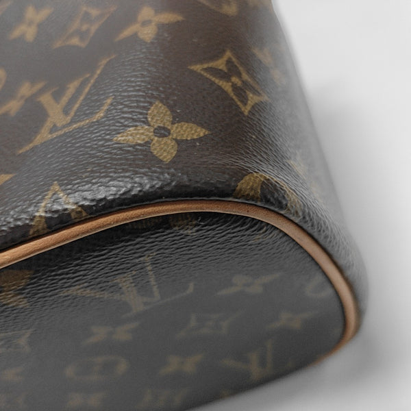 NICE Monogram Coated Canvas Brown