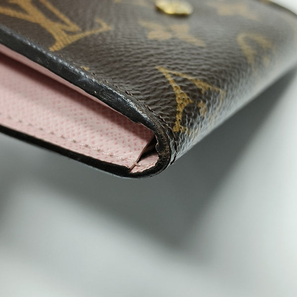 ROSALIE Monogram Coated Canvas Brown Card Holder