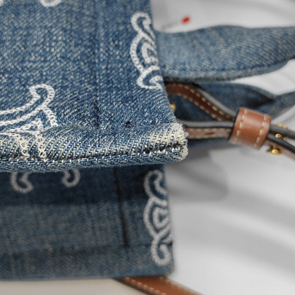 Fabric Tote Bag Blue