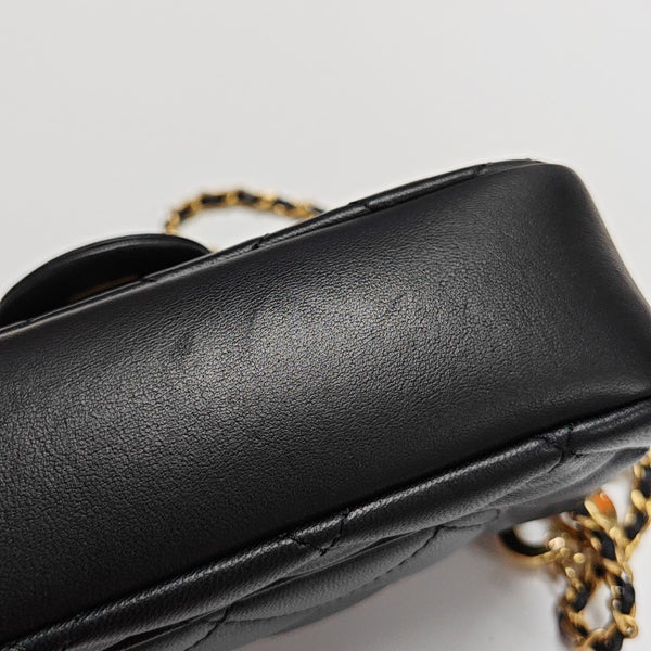 CLASSIC FLAP Small Quilted Lambskin Black