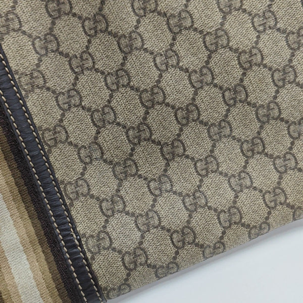 Monogram Coated Canvas Tote Bag Beige