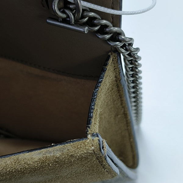 Dionysus Super Mini Monogram Coated Canvas Beige