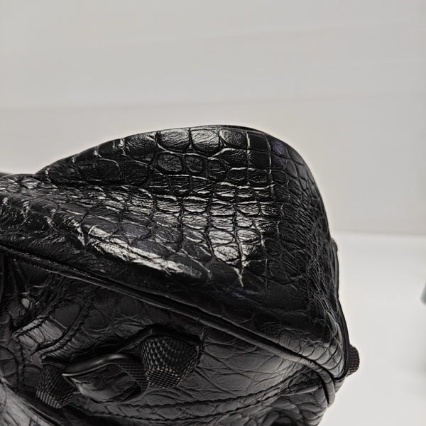 Le Cagole Mini Calfskin Black