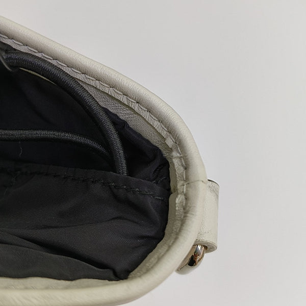 Calfskin Shoulder Bag White
