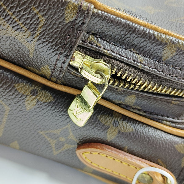 DANUBE Monogram Coated Canvas Brown