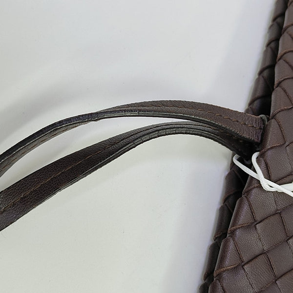 Calfskin Shoulder Bag Brown