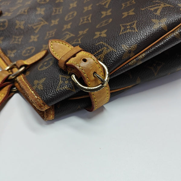 BATIGNOLLES GM Monogram Coated Canvas Brown