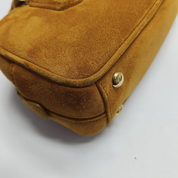 Arcadie Small Suede Yellow